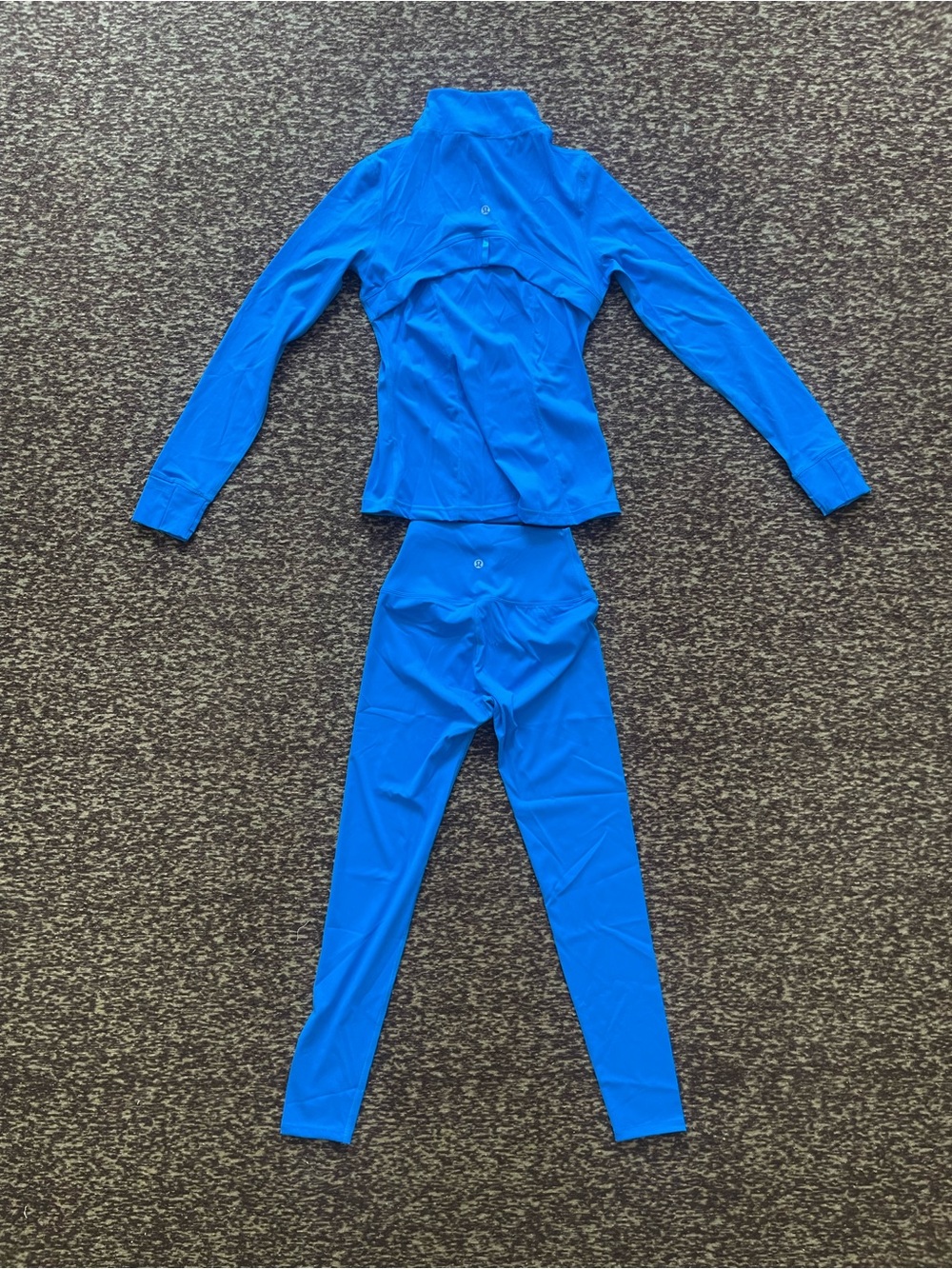 Light blue Lululemon define jacket leggings set - Picture 2 of 4